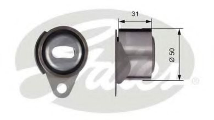 Rola intinzator,curea distributie DACIA SOLENZA (2003 - 2016) GATES T41157 piesa NOUA