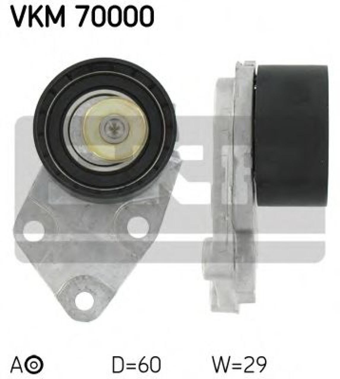 Rola intinzator,curea distributie DAEWOO LANOS limuzina (KLAT) (1997 - 2016) SKF VKM 70000 piesa NOUA