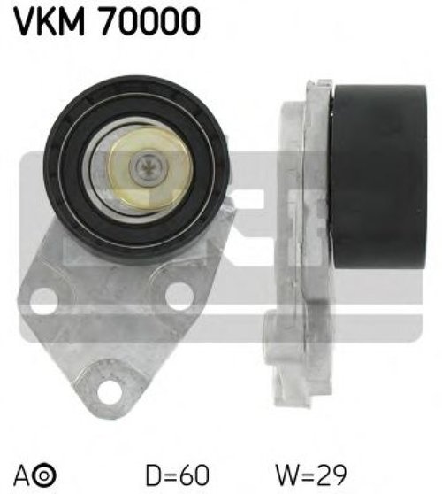 Rola intinzator,curea distributie DAEWOO LANOS limuzina (KLAT) (1997 - 2016) SKF VKM 70000 piesa NOU...