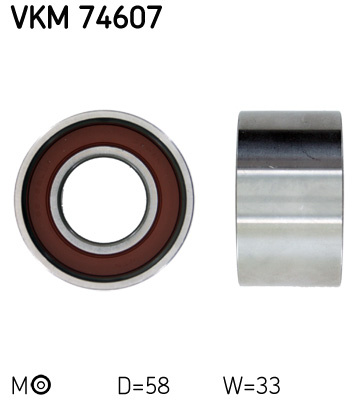 Rola intinzator,curea distributie deasupra (VKM74607 SKF) MAZDA