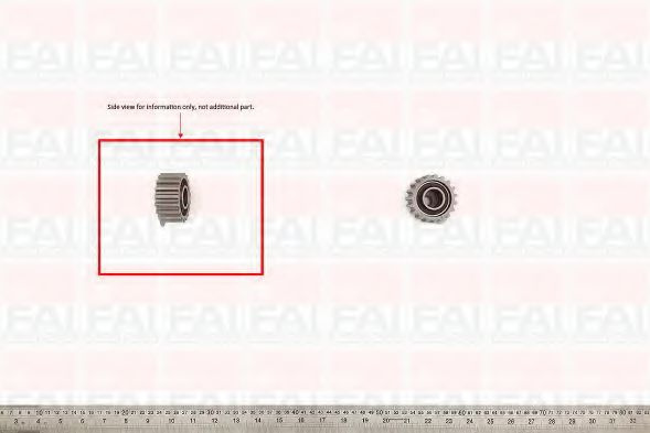 Rola intinzator,curea distributie FORD COURIER (JV) (1998 - 2016) FAI AutoParts T6697 piesa NOUA