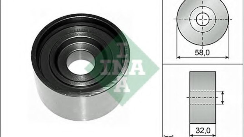 Rola intinzator,curea distributie HYUNDAI ACCENT II limuzina (LC) (1999 - 2006) INA 531 0582 10 piesa NOUA