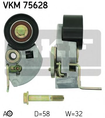 Rola intinzator,curea distributie HYUNDAI i30 CW (FD) (2007 - 2012) SKF VKM 75628 piesa NOUA