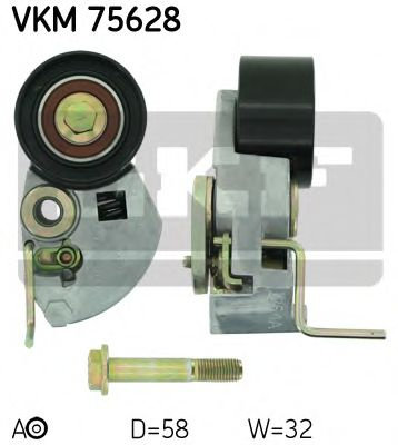 Rola intinzator,curea distributie HYUNDAI i30 (FD) (2007 - 2011) SKF VKM 75628 piesa NOUA