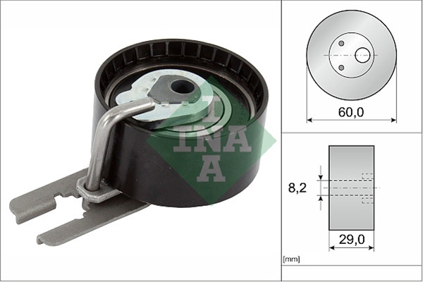 Rola Intinzator,curea Distributie Ina Citroën 531 0555 10