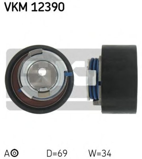 Rola intinzator,curea distributie IVECO DAILY IV autobasculanta (2006 - 2011) SKF VKM 12390 piesa NO...