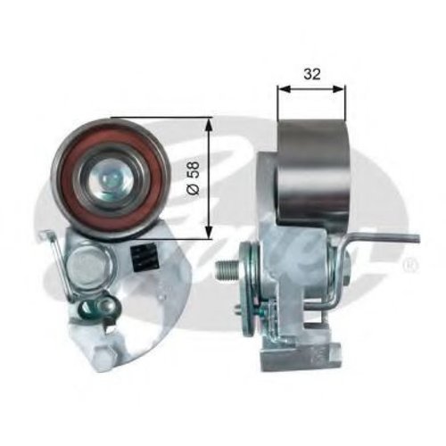 Rola intinzator,curea distributie KIA PRO CEED (ED) (2008 - 2013) GATES T43133 piesa NOUA