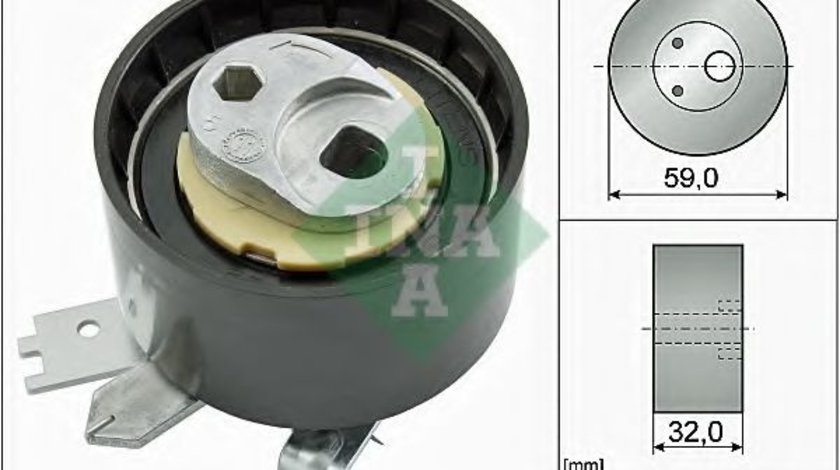 Rola intinzator,curea distributie MERCEDES A-CLASS (W176) (2012 - 2016) INA 531 0906 10 piesa NOUA