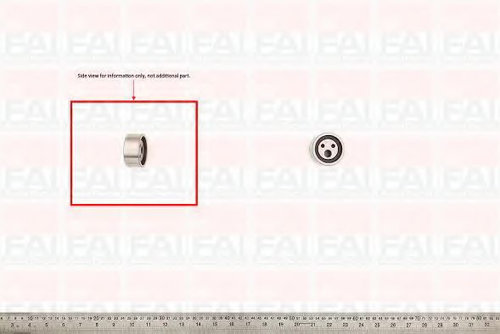 Rola intinzator,curea distributie RENAULT CLIO I (B/C57, 5/357) (1990 - 1998) FAI AutoParts T6085 pi...
