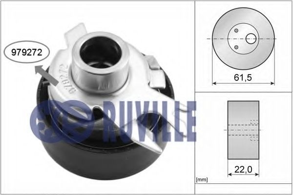 Rola intinzator,curea distributie SEAT AROSA (6H) (1997 - 2004) RUVILLE 55428 piesa NOUA