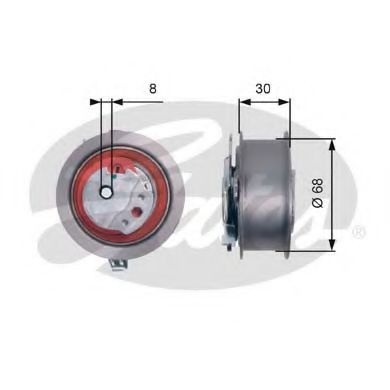 Rola intinzator,curea distributie SEAT IBIZA V SPORTCOUPE (6J1, 6P5) (2008 - 2016) GATES T43219 piesa NOUA