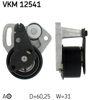 Rola intinzator,curea distributie stanga (VKM12541 SKF) ALFA ROMEO,LANCIA