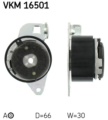 Rola intinzator,curea distributie superior stanga (VKM16501 SKF) RENAULT