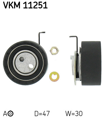 Rola intinzator,curea distributie superior stanga (VKM11251 SKF) VW