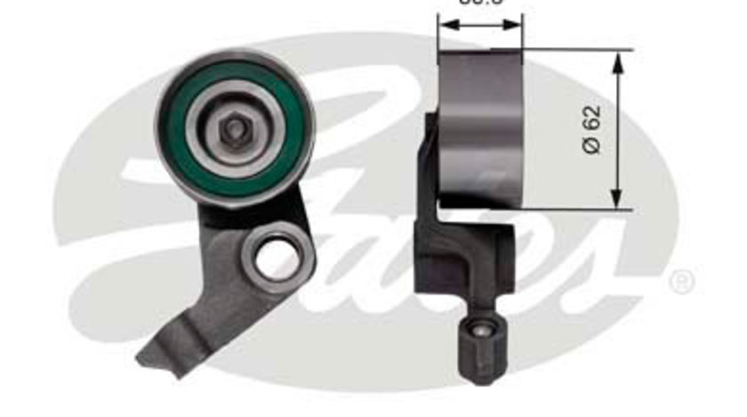 Rola intinzator,curea distributie (T41280 GAT) TOYOTA