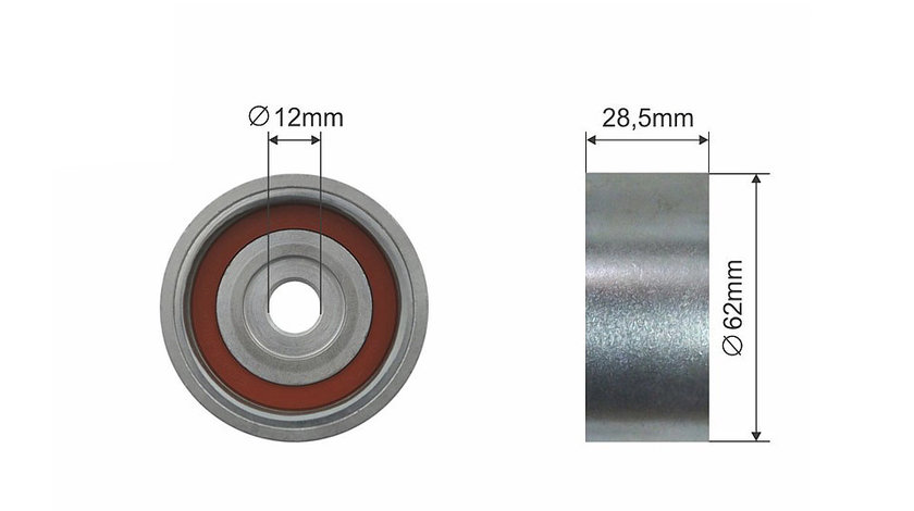 ROLA INTINZATOR CUREA DISTRIBUTIE, TOYOTA D4D 2.0TDI AVENSIS 99-, AVENSIS VERSO 01-, COROLLA 00-, COROLLA 00-