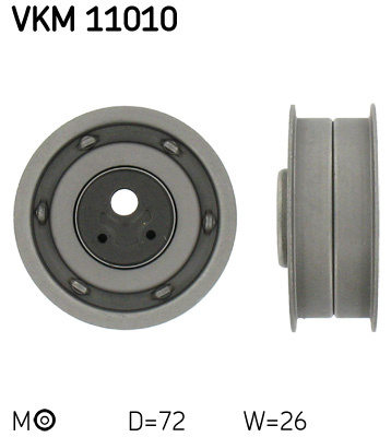 Rola intinzator,curea distributie (VKM11010 SKF) AUDI,SEAT,VW