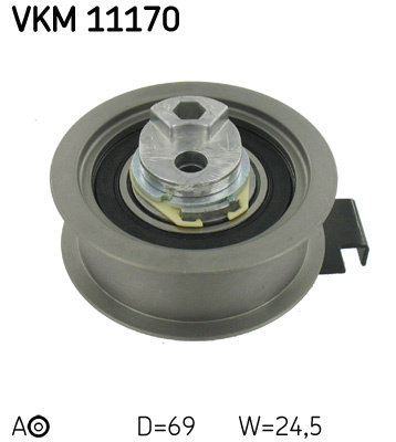 Rola intinzator,curea distributie (VKM11170 SKF) AUDI