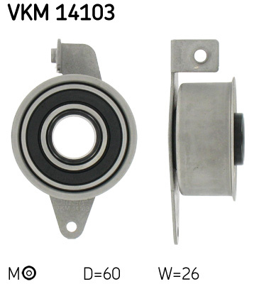 Rola intinzator,curea distributie (VKM14103 SKF) FORD,MAZDA