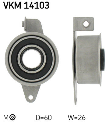Rola intinzator,curea distributie (VKM14103 SKF) FORD,MAZDA