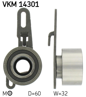 Rola intinzator,curea distributie (VKM14301 SKF) FORD