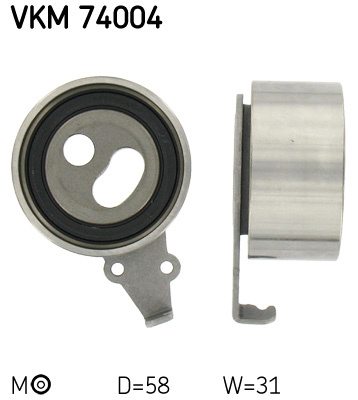 Rola intinzator,curea distributie (VKM74004 SKF) MAZDA,SUZUKI