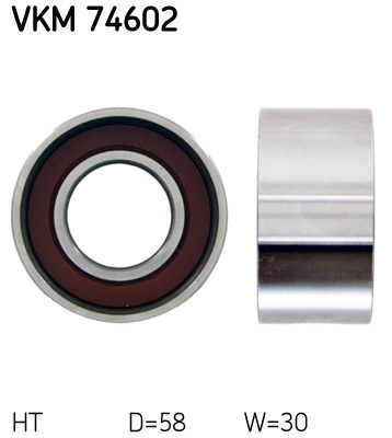 Rola intinzator,curea distributie (VKM74602 SKF) MAZDA