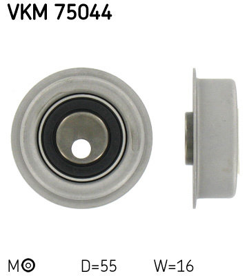 Rola intinzator,curea distributie (VKM75044 SKF) HYUNDAI,MITSUBISHI