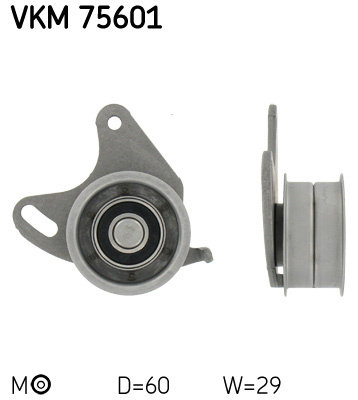 Rola intinzator,curea distributie (VKM75601 SKF) HYUNDAI,KIA,MITSUBISHI