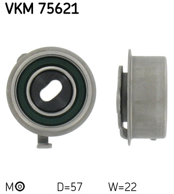 Rola intinzator,curea distributie (VKM75621 SKF) HYUNDAI,KIA
