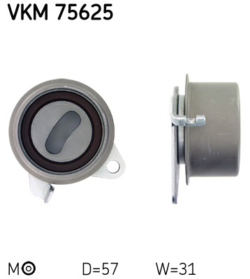 Rola intinzator,curea distributie (VKM75625 SKF) MITSUBISHI