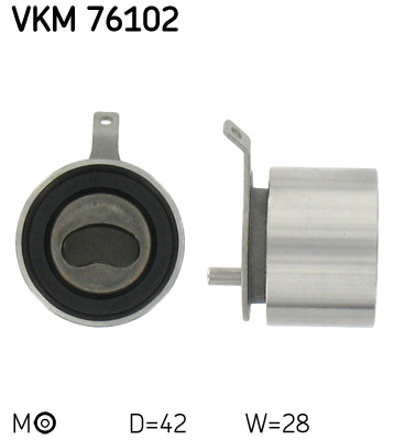 Rola intinzator,curea distributie (VKM76102 SKF) CHEVROLET,DAEWOO,SUZUKI