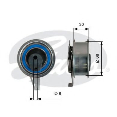 Rola intinzator,curea distributie VW CADDY ALLTRACK combi (Saab) (2015 - 2016) GATES T43245 piesa NO...