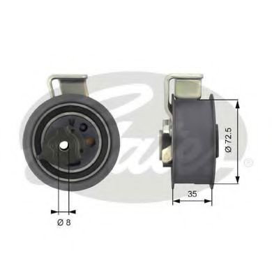 Rola intinzator,curea distributie VW GOLF IV (1J1) (1997 - 2005) GATES T43019 piesa NOUA