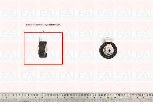 Rola intinzator,curea distributie VW GOLF V (1K1) (2003 - 2009) FAI AutoParts T9357 piesa NOUA