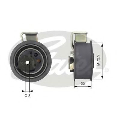 Rola intinzator,curea distributie VW PASSAT (3B2) (1996 - 2001) GATES T43019 piesa NOUA