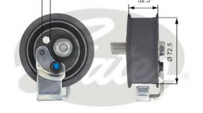 Rola intinzator,curea distributie VW PASSAT Variant (3B5) (1997 - 2001) GATES T43065 piesa NOUA