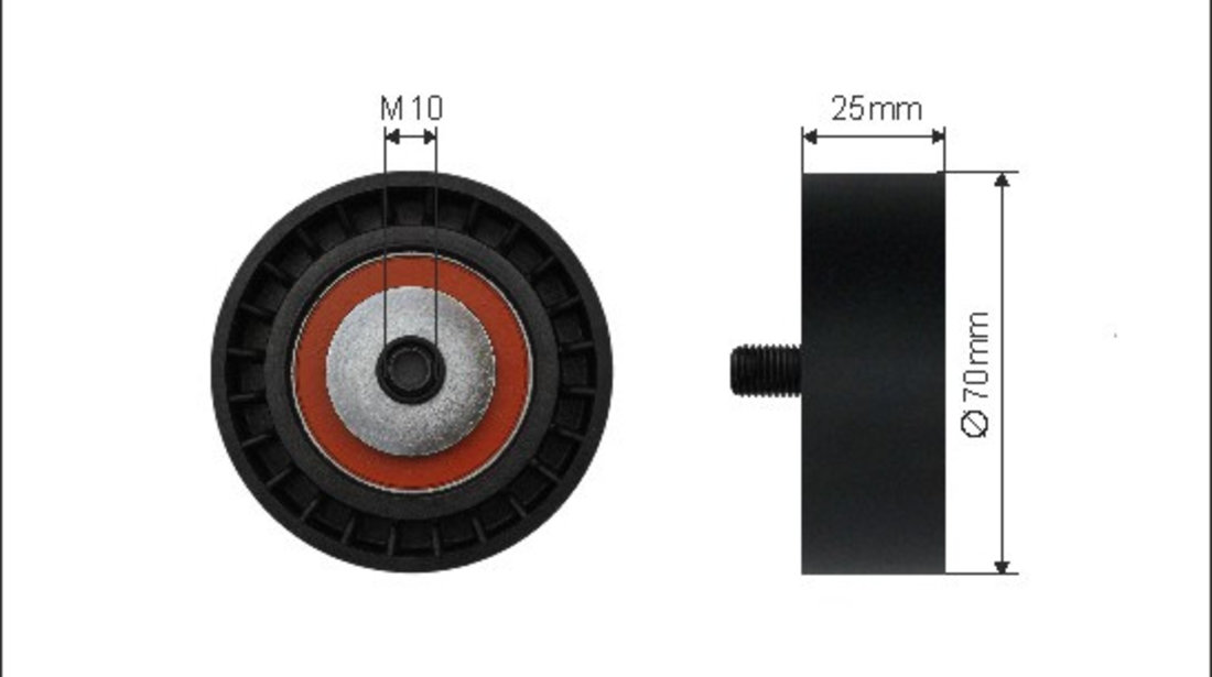 Rola intinzator,curea transmisie (1999 CAFFARO) BMW