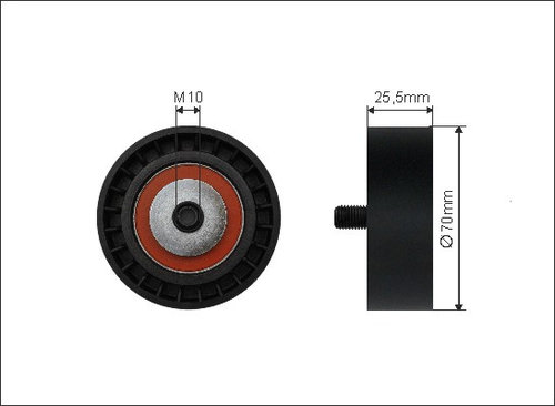 Rola intinzator,curea transmisie (29425 CAFFARO) BMW