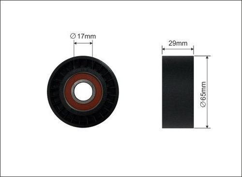 Rola intinzator,curea transmisie (32399 CAFFARO) MERCEDES-BENZ,NISSAN,OPEL,RENAULT