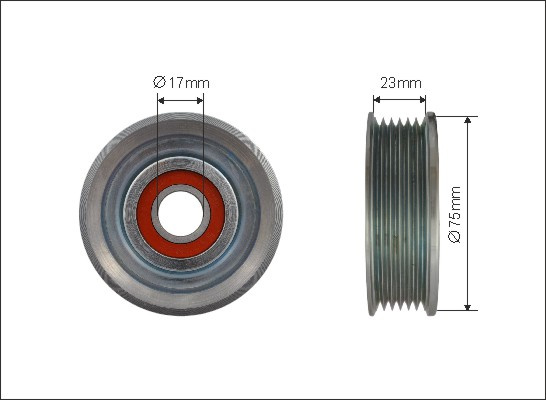 Rola intinzator,curea transmisie (38100 CAFFARO) MAZDA
