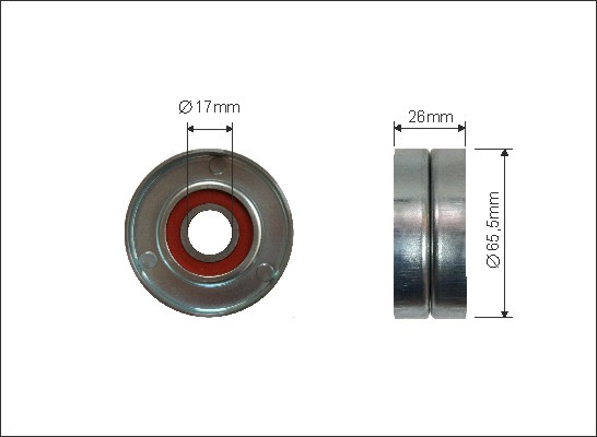 Rola intinzator,curea transmisie (38300 CAFFARO) AUDI,SEAT,SKODA,VW