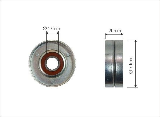 Rola intinzator,curea transmisie (45600 CAFFARO)