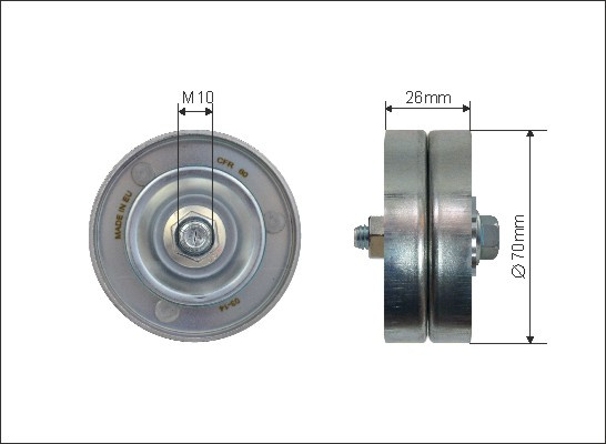 Rola intinzator,curea transmisie (500131 CAFFARO) BMW