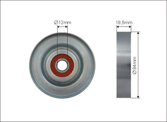Rola intinzator,curea transmisie (500161 CAFFARO) NISSAN