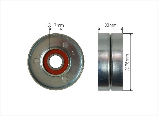 Rola intinzator,curea transmisie (500288 CAFFARO) FORD