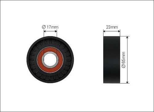 Rola intinzator,curea transmisie (500375 CAFFARO) VOLVO