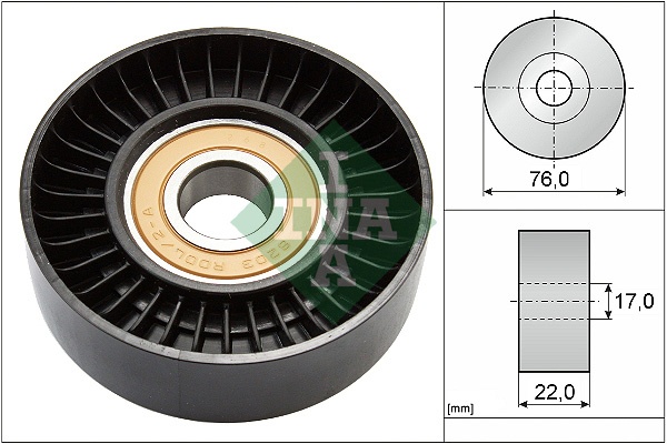 Rola intinzator,curea transmisie (531067730 INA) CHEVROLET,MERCEDES-BENZ