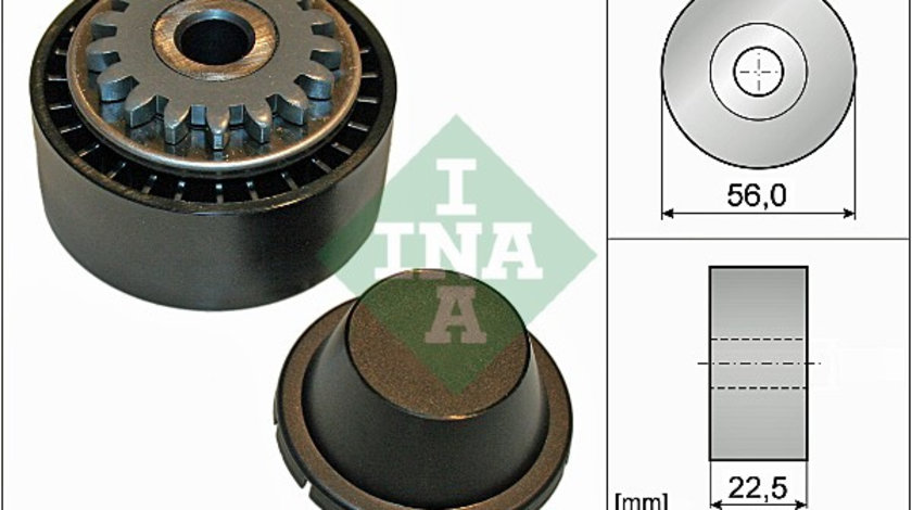 Rola intinzator,curea transmisie (531085410 INA) DACIA,NISSAN,PEUGEOT,PROTON,RENAULT