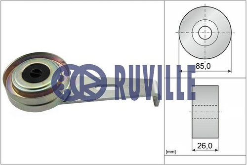 Rola intinzator,curea transmisie (55904 EVR) Citroen,FIAT,LADA,LANCIA,PEUGEOT,SUZUKI